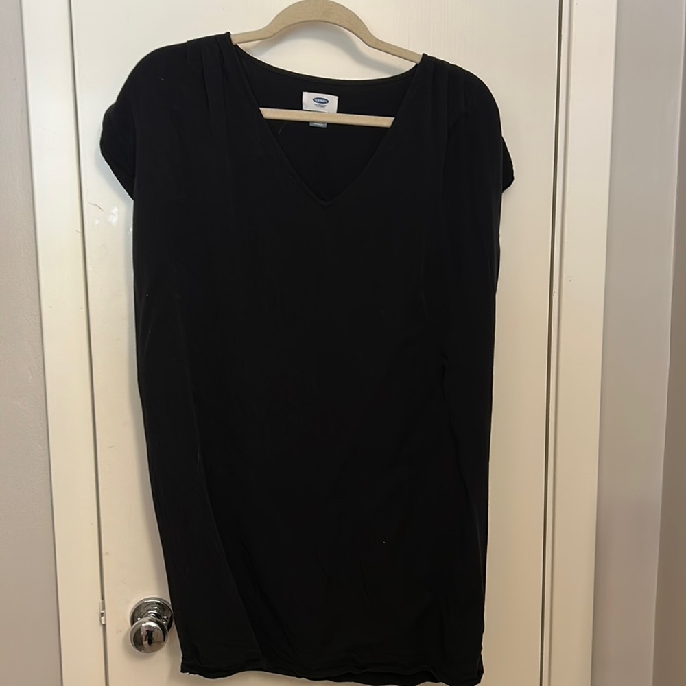 Plain black tunic